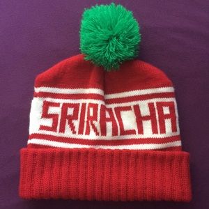 Sriracha Pom Retro Beanie